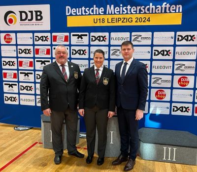 Drei bayerische Kampfrichter bei DEM in Leipzig